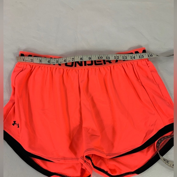 Under Armour Women's UA Play Up 2.0 Shorts Size Large 1362517 Brilliance Pink - Picture 5 of 10